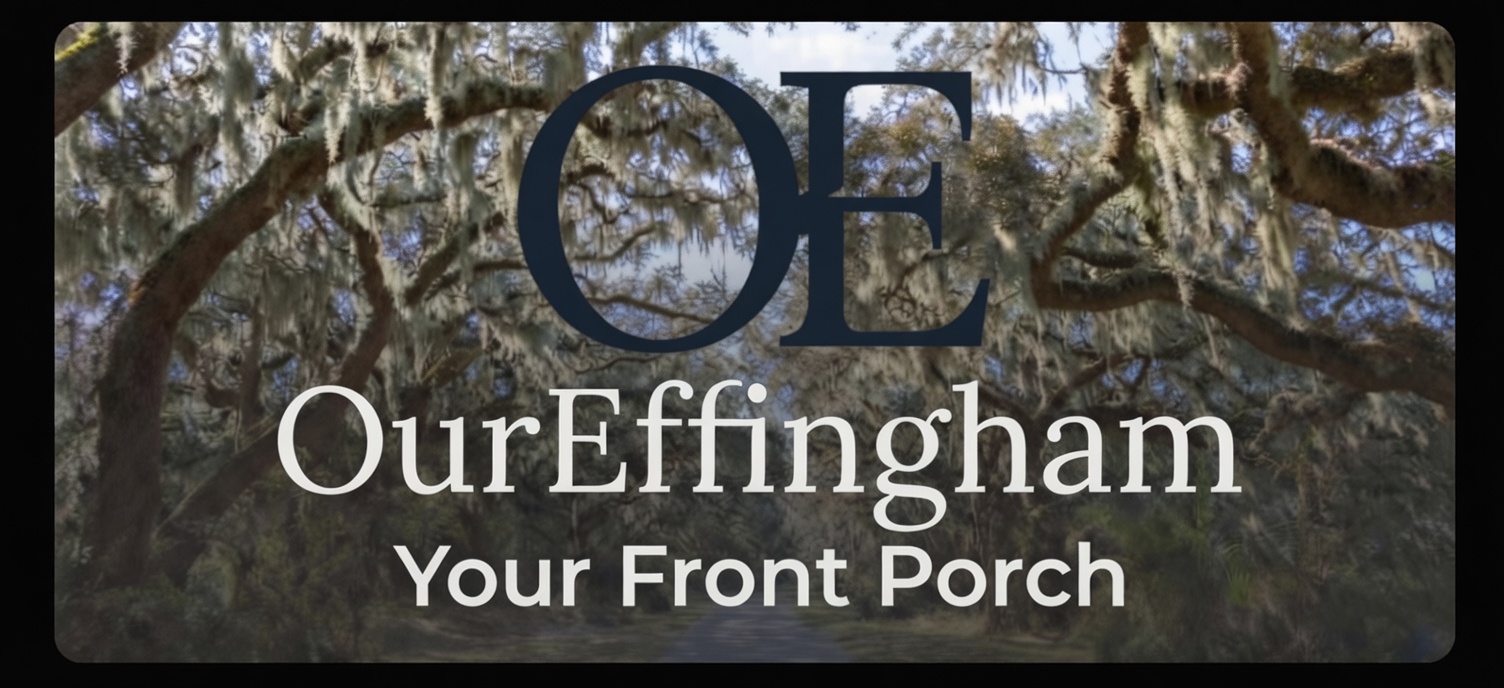 OurEffingham — Your Front Porch, beneath the Effingham live oaks